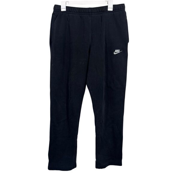Nike Dri-Fit Black Straight Leg Athletic Sweatpants - Picture 1 of 5